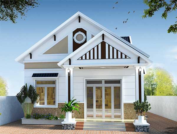 Mẫu nhà 1 tầng 3 phòng ngủ 120m2 đẹp, sang trọng, hiện đại