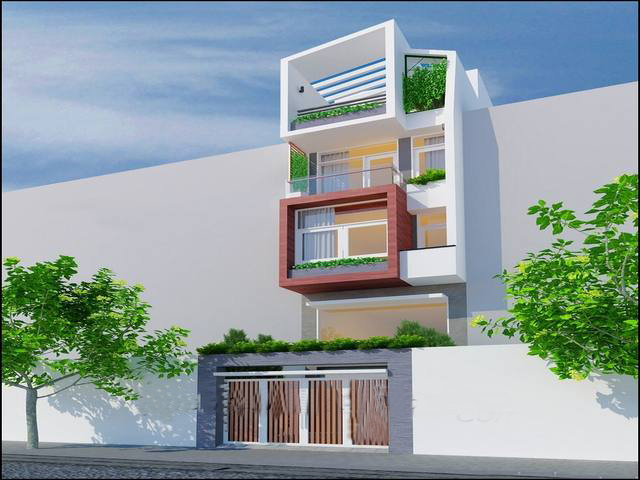 Cách bố trí nhà 1 trệt 1 lửng 1 lầu 1 sân thượng