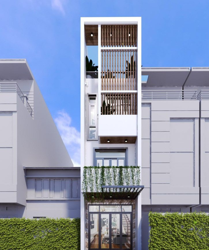 Chiêm ngưỡng mẫu nhà phố tân cổ điển 5 tầng đẹp