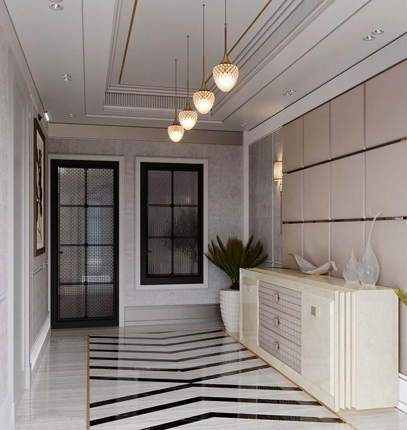 Mẫu thiết kế nhà phố tân cổ điển 5 tầng