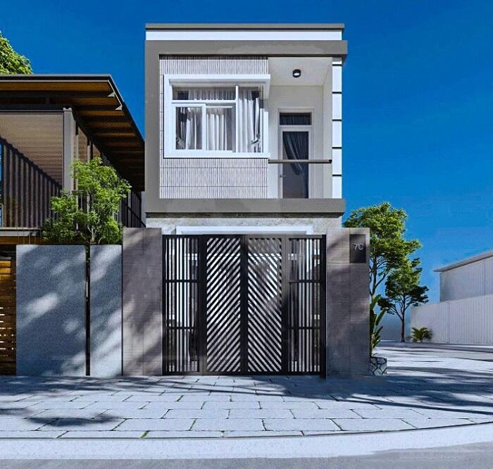 Những mẫu thiết kế nhà 2 tầng 3 phòng ngủ 80m2 đẹp 2022