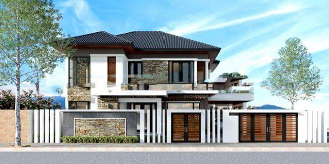 Những điều cần lưu ý khi thi công biệt thự sân vườn 2 tầng