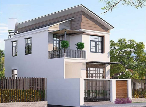 Mẫu thiết kế nhà phố 2 tầng 6x15m2