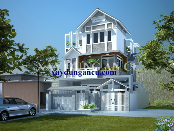 Nhà ống gác lửng 3 phòng ngủ