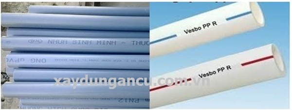 Sử dụng ống nước nhựa Bình Minh cao cấp xây dựng phần thô