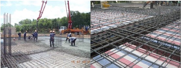Thi công cốt thép đảm bảo độ chắc chắn