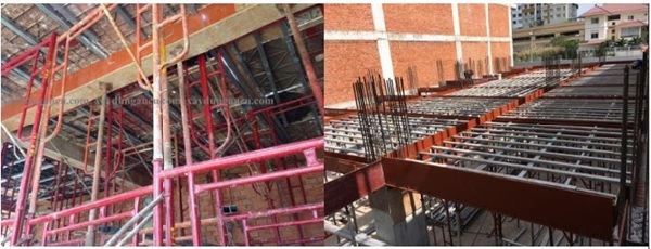 Thi công ván khuôn sàn