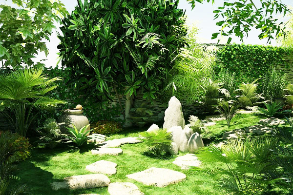 Những lưu ý và cách thiết kế sân vườn cây xanh cho hợp phong thủy hiện nay