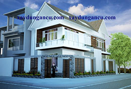 Khởi công xây dựng biệt thự phố hiện đại ở thủ đức