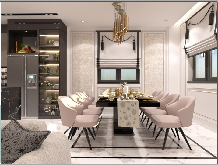 Hoàn thiện nội thất shophouse ở khu đô thị vạn phúc