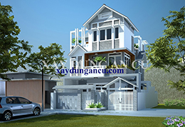 Khởi công xây dựng biệt thự đẹp hiện đại ở quận 2