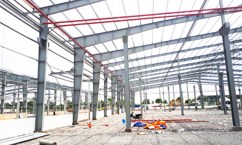 Thiết kế xây dựng nhà xưởng ở hocmon