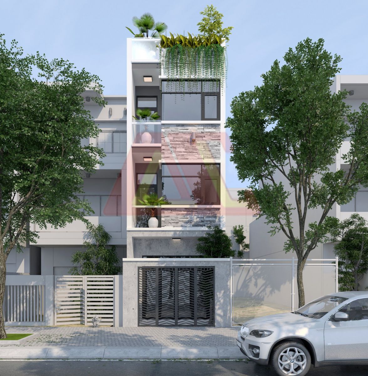 Khởi công xây dựng nhà phố quận tân phú