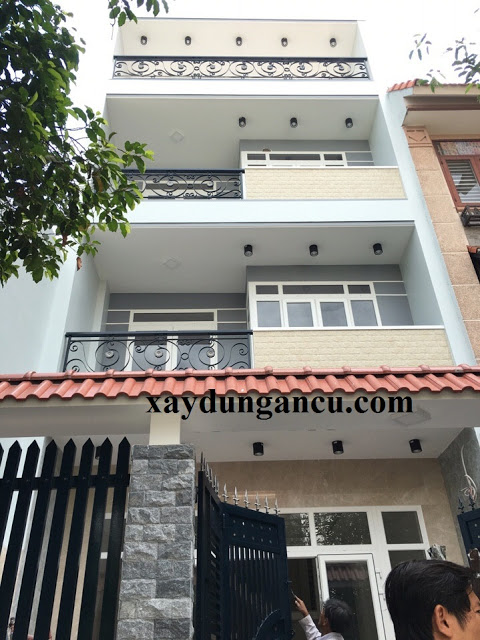 Hoàn thiện bàn giao nhà phố 6m - 3 tầng ở quận 7