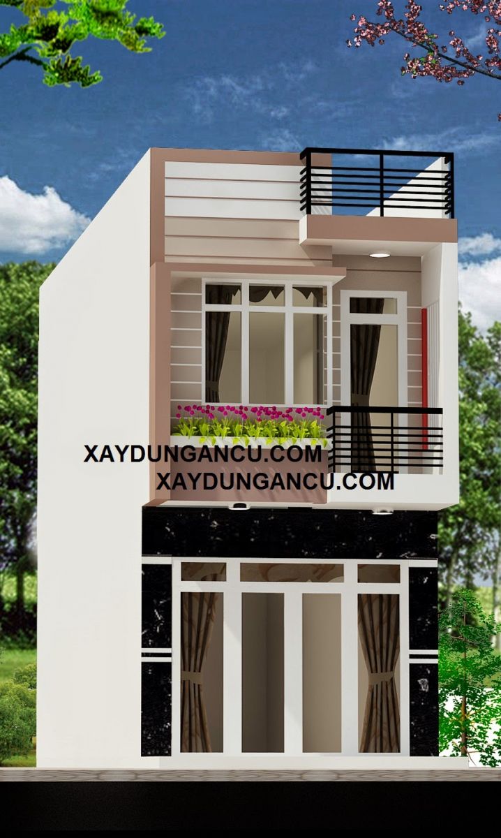 Khởi công xây dựng nhà phố 2 tầng ở quận 9