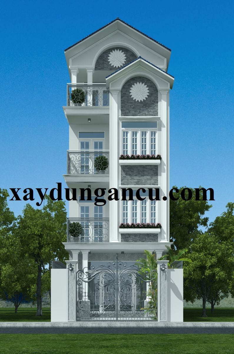 Khởi công xây dựng nhà mặt phố tại quận tân bình