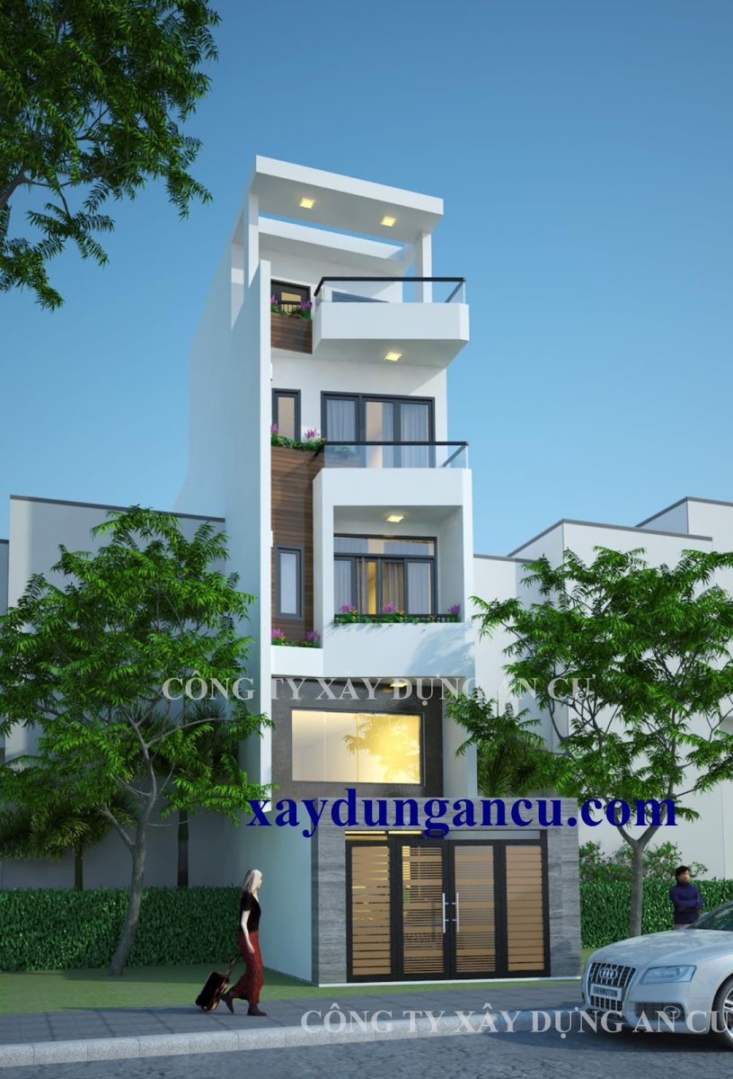 Khởi công xây dựng nhà phố ở bình thạnh