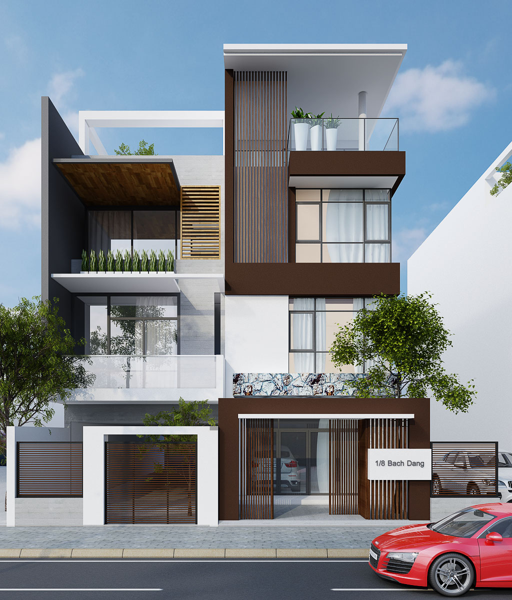 Công trình nhà phố quận Tân Phú