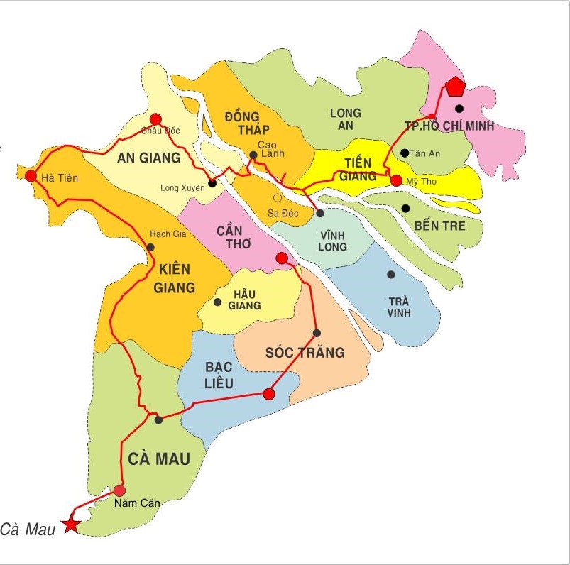 KHÁM PHÁ LỤC TỈNH MIỀN TÂY 7N6Đ